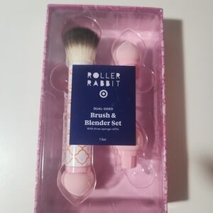 Roller Rabbit x Target Geo Hearts Dual Sided Makeup Brush and Blender